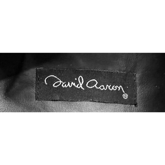 David Aaron Bootie Women's Size 9 Black Lauren 416-0616 Laces Front Side Zipper - Picture 11 of 12